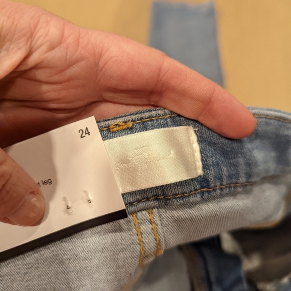 7 for All Mankind slim straight jeans - Picture 6 of 11